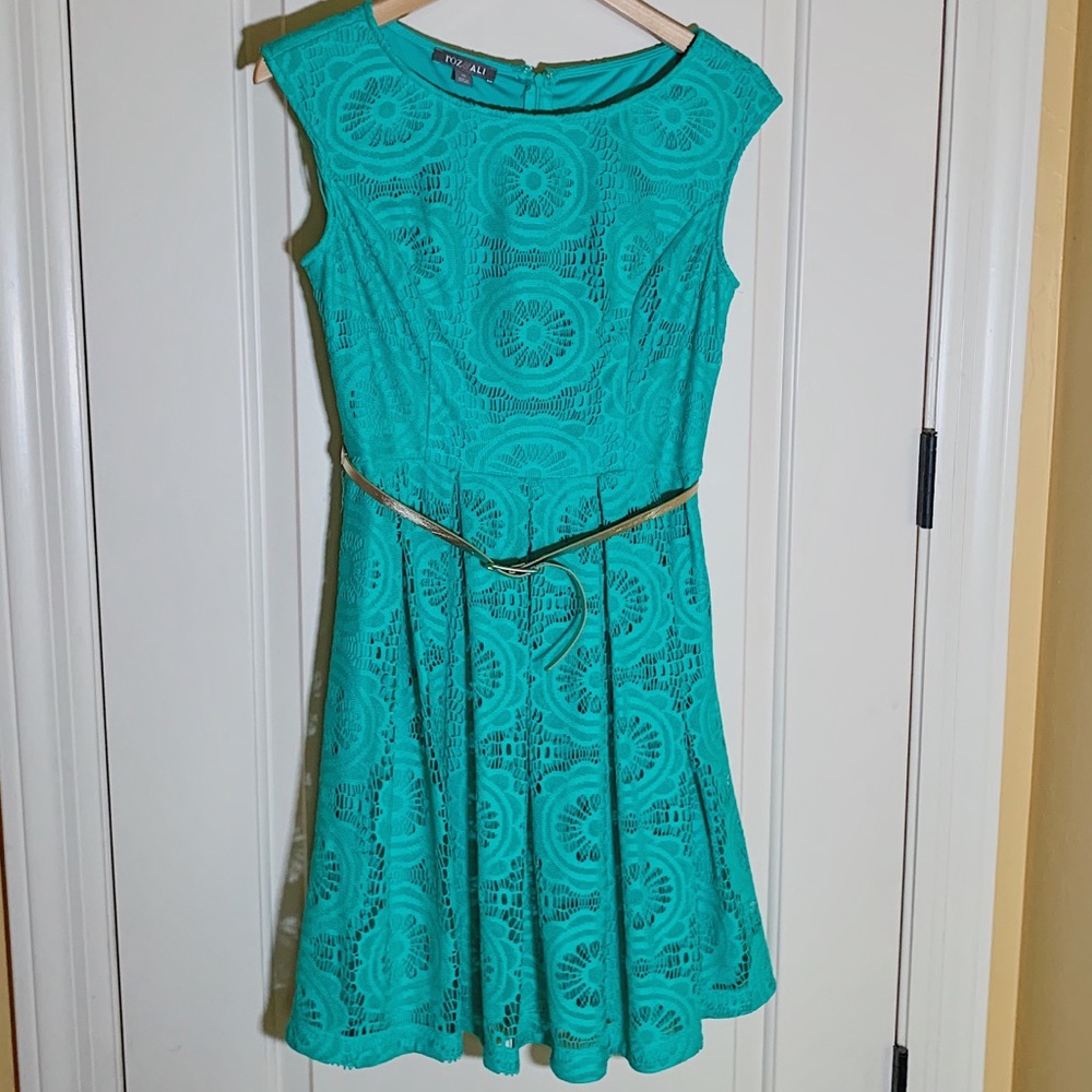 Teal Casual Dress